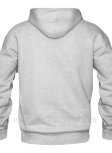Hooded Grey Milange BACK