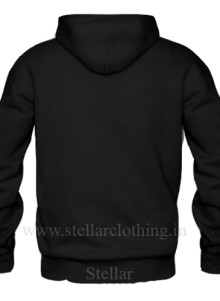 Hooded black BACK