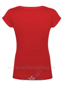 Red Scoop Neck Back 1