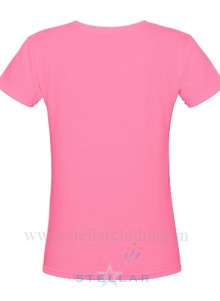 V-Neck Pink Back