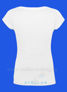 White Scoop neck Back 1