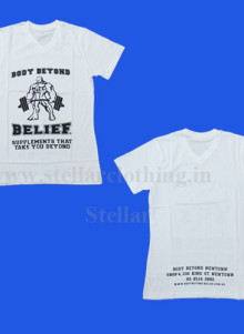 100% Cotton V Neck T-Shirt