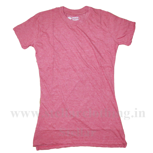 65% Polyester 35% Cotton Plain T-Shirt