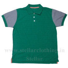 Cut and Sew Polo T-Shirt